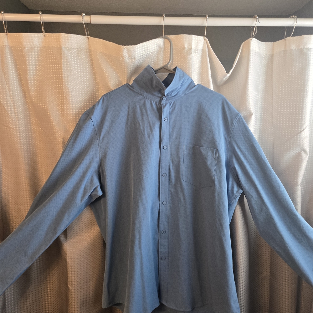 Apt. 9 Men's Casual Light Blue Button-Down Shirt